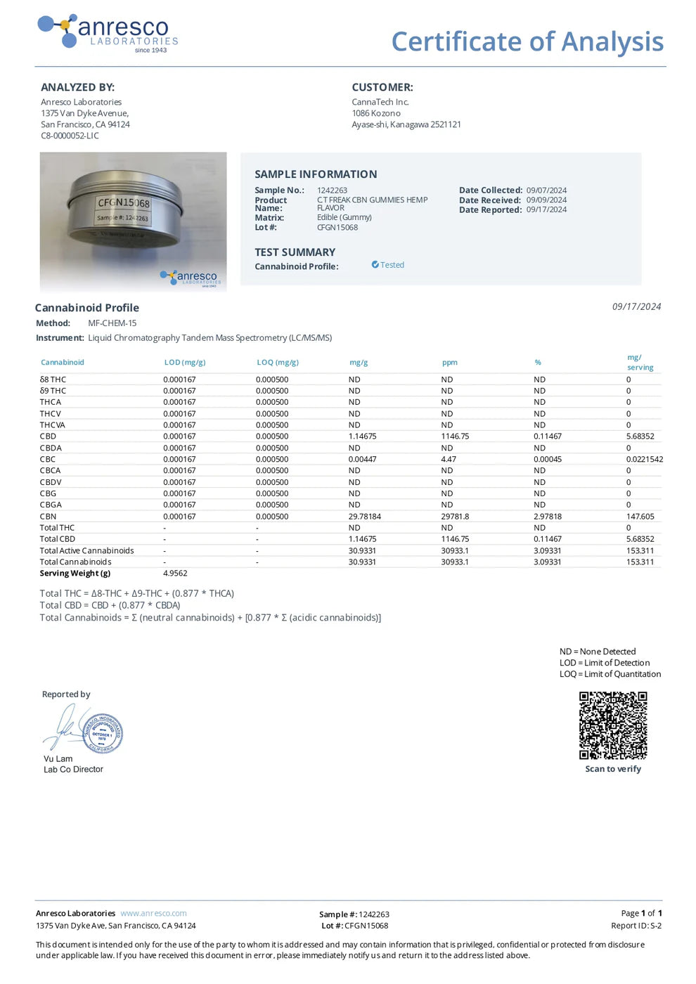 CANNATECH CBN グミ 16粒 CBN 2,400mg グレープ味『 超高濃度 CBN 150mg /粒』 ブロードスペクトラム cbn  CT Freak FEEL DEEPLY