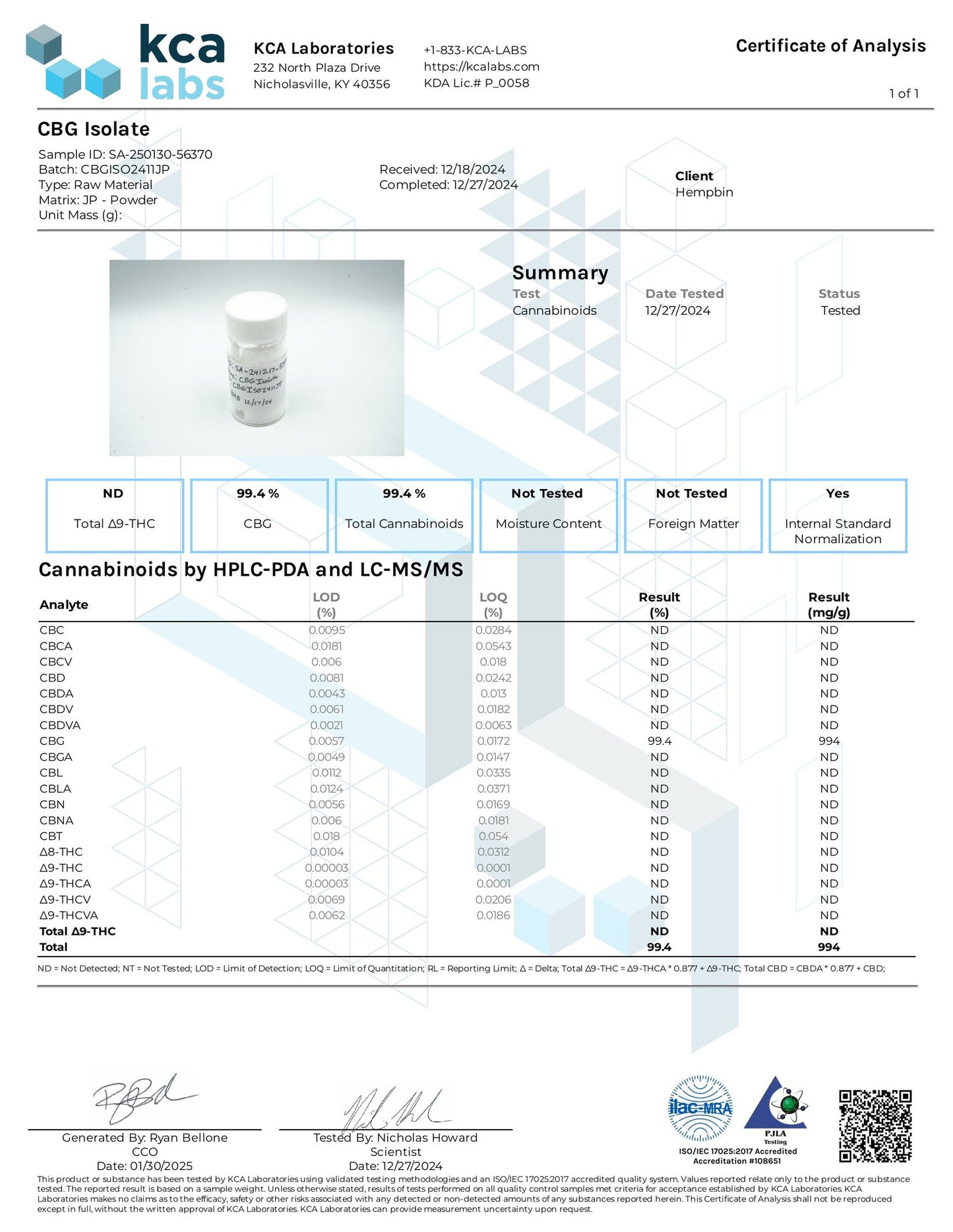 HOLY HEMP,CRDP 60%,CBN 25%,CBG 7%,NYC DIESEL,1ml,CRDP,CBNディスティレート,ベイプ,リキッド,カートリッジ,CHILL HERB