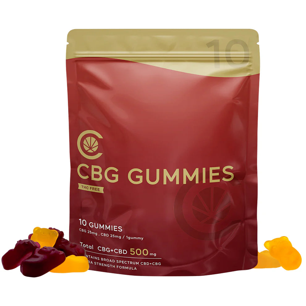 CANNATECH CBG グミ CBD 配合 (CBG 25mg + CBD 25mg /粒)10粒 CBG + CBD 500mg