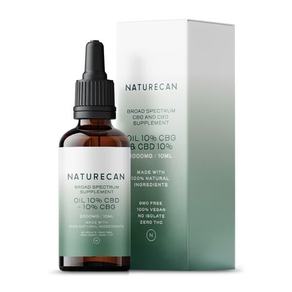NATURECAN CBD&CBGオイル(CBD10%,CBG10%) 10ml CBD1000mg配合 CBG1000mg配合