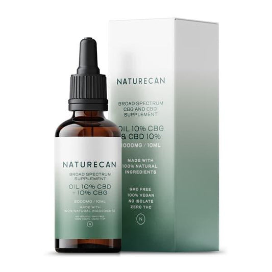 NATURECAN CBD&CBGオイル(CBD10%,CBG10%) 10ml CBD1000mg配合 CBG1000mg配合