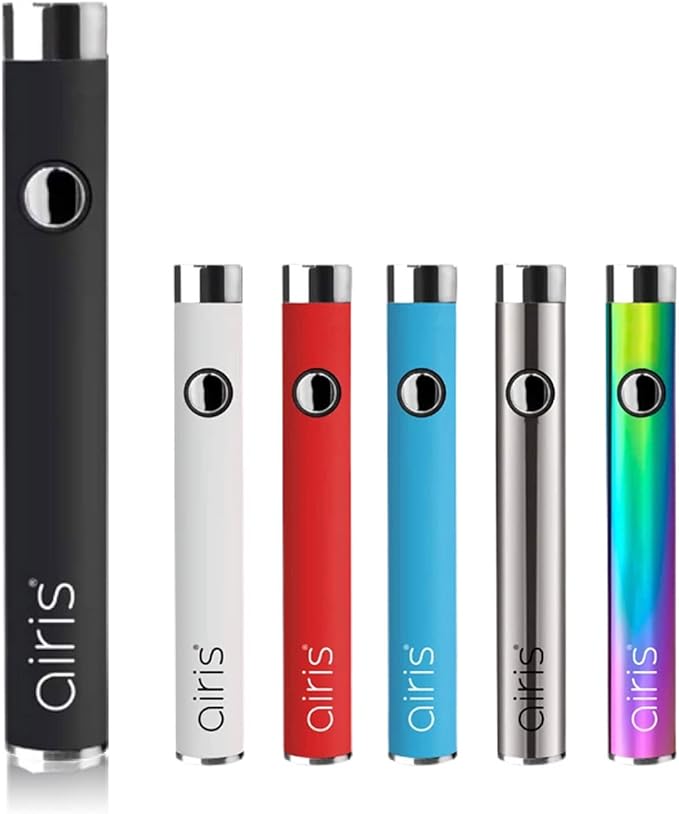 Airistech airis V2.0 Quaser バッテリー 350mAh 510スレッド対応 CBDワックス CBDリキッド vape ヴェポライザー cbd 電子タバコ (黒)