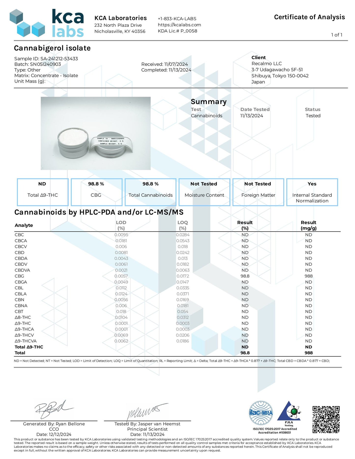 HOLY HEMP,CRDP 60%,CBN 25%,CBG 7%,JACK HERER,1ml,CRDP,CBNディスティレート,ベイプ,リキッド,カートリッジ,CHILL HERB,ジャックヘラー