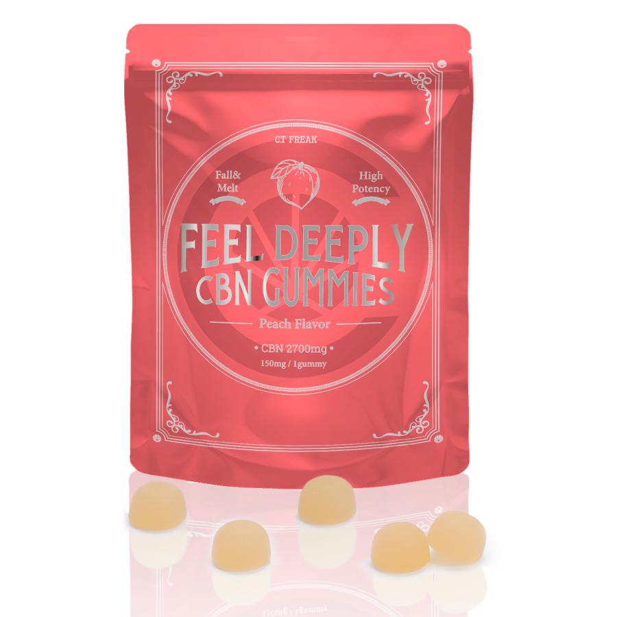 CANNATECH FEEL DEEPLY CBN GUMMIES 18粒 グミキャンディー ピーチ味